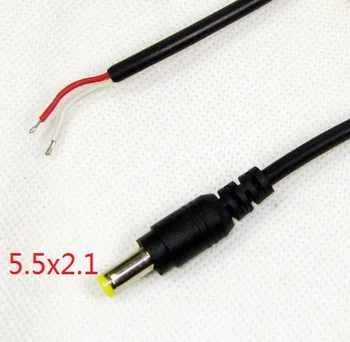20pcs 5.5x2.1 mm DC Maitinimo kabelis Vyrų kištukinis reitingas 3.0 12V Kabelio Adapteris laido