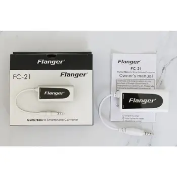 Flanger Elektrinė Gitara, Bosinė Efektų Pedalas Konverteris Adapter 6.35 mm Garso Įvestis/Išvestis, skirta 