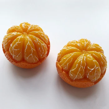 Naujas Rankų darbo dažytos Mielas Modeliavimas Orange 3D Šaldytuvas Magnetai Turizmo Suvenyrai, Šaldytuvas Magnetiniai Lipdukai Dovanų