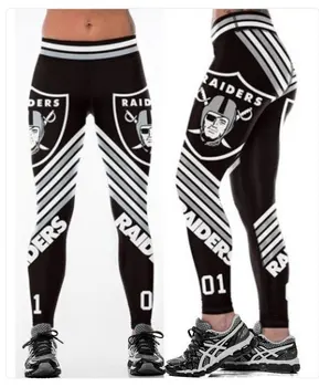 Oakland R-Komanda Fitneso Antblauzdžiai Pluošto Tamprumo Hiphop Grupė Cheerleader Rooter Treniruotės Logo Pants Kelnės Dropshipping