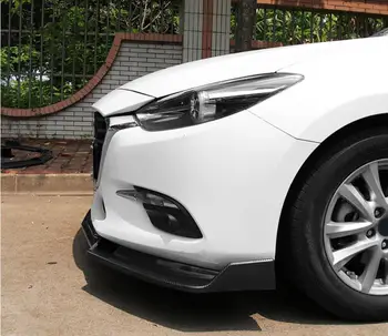 Skirta Mazda3 Axela Kūno komplektas, spoileris, Dėl-2018 m. Mazda 3 Axela ABS Galinis lip galinis spoileris Bamperio Difuzorius Buferiai Raštas