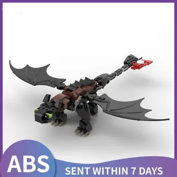 2021 naujas, Kaip Traukiniai Savo Drakonai filmą duomenys Toothless plytų Black dragon modelio blokai vaikų žaislų, vaikų dovanų