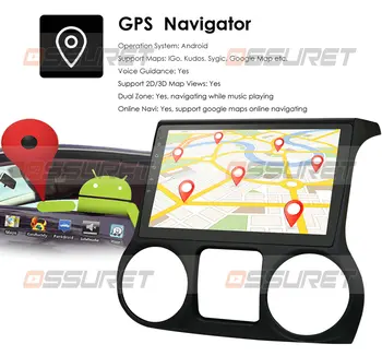 4G LTE Plius Jeep Wrangler 3 JK - 2016 Automobilio Radijo Multimedia Vaizdo Grotuvas, Navigacija, Android Nr. 2din 2 din dvd GPS Stereo