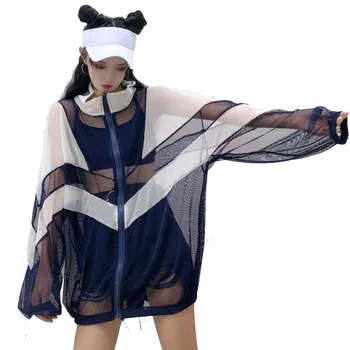 Perspektyvos striukė moterims, Negabaritinių Streetwear Kailis bombonešis striukė plonas megztinis kailis moteriškos Vasarinės striukės Prarasti Harajuku Kailis